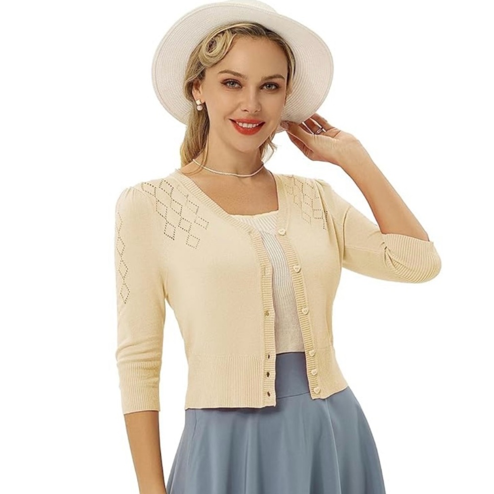 Belle Poque 3/4 Sleeve Cardigan